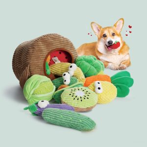 15 Pack Grocery Bag Dog Squeaky Toys