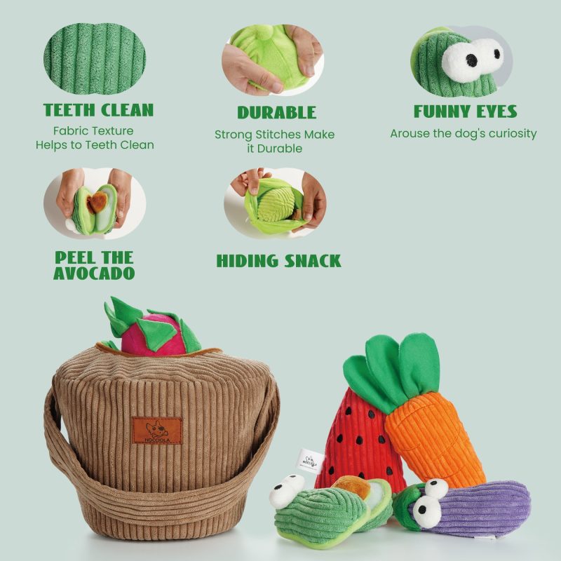 15 Pack Grocery Bag Dog Squeaky Toys - Image 3