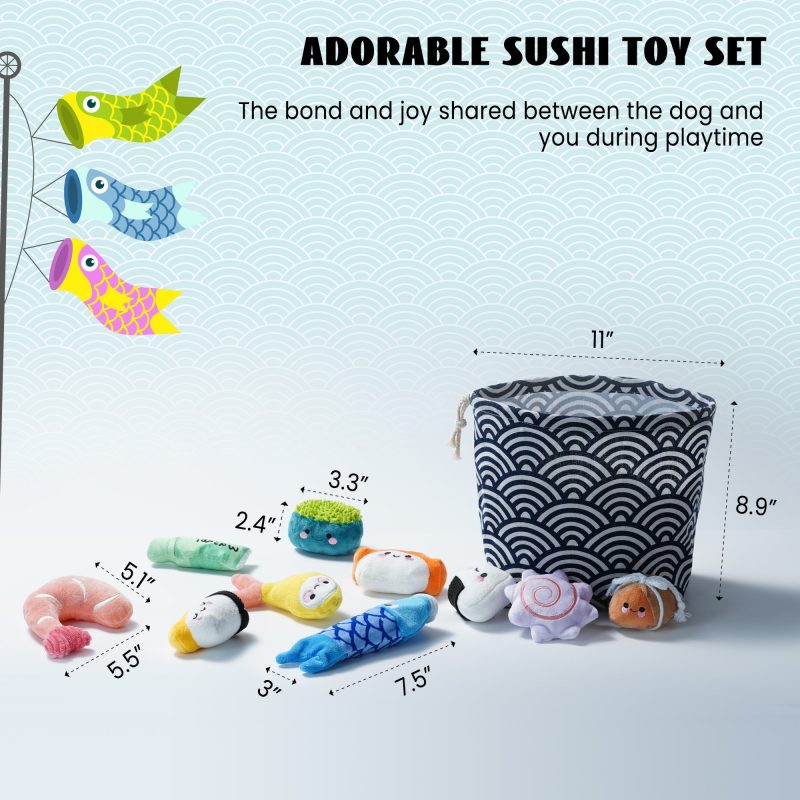 Nocciola 10 PCS Sushi Toys with a Bag - Image 4