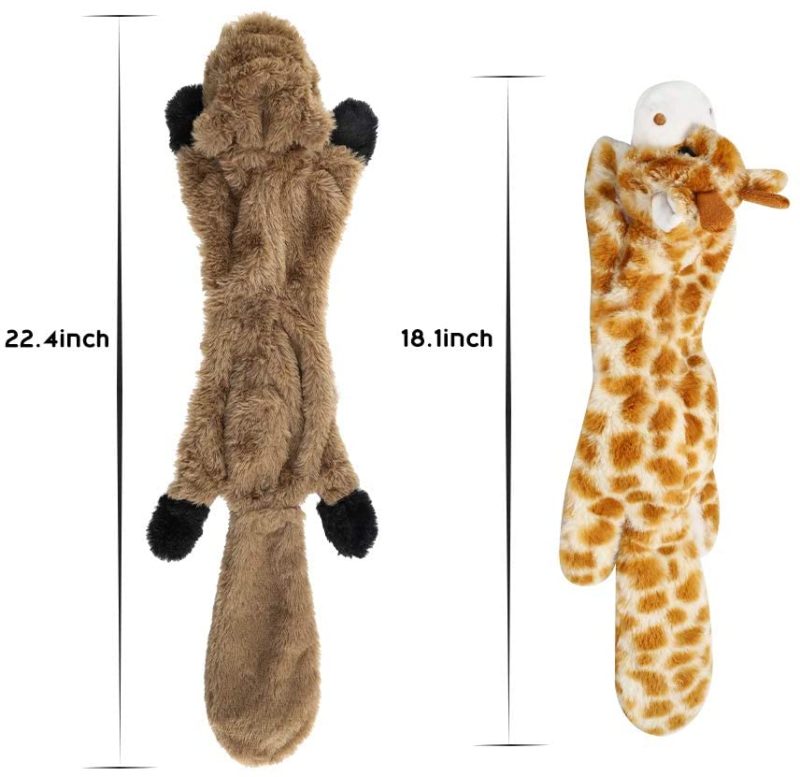 Nocciola 5 PCS Crinkle Plush Dog Toys - Image 4