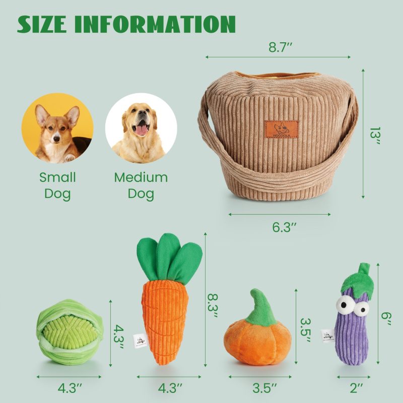 15 Pack Grocery Bag Dog Squeaky Toys - Image 5