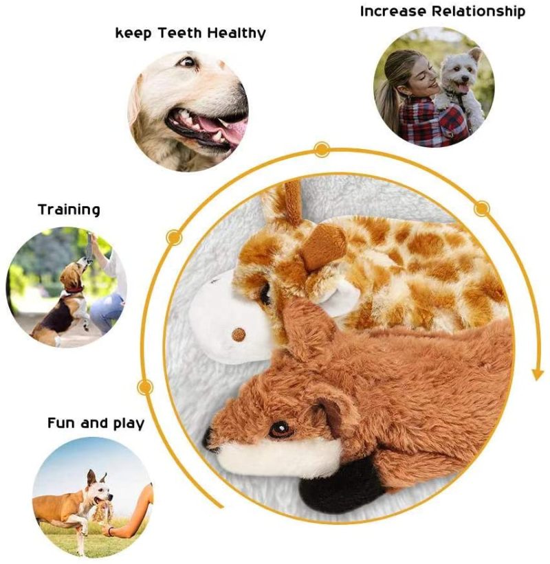 Nocciola 5 PCS Crinkle Plush Dog Toys - Image 7