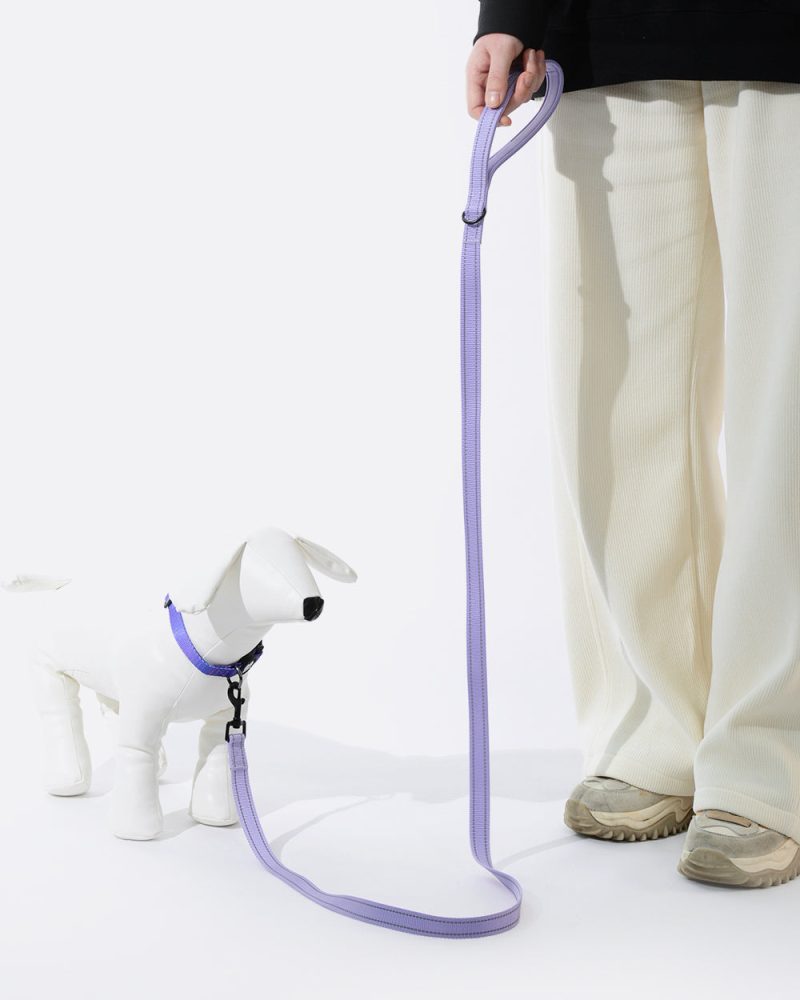 Simply Soft Reflective Dog Leash - Lavender - Image 2