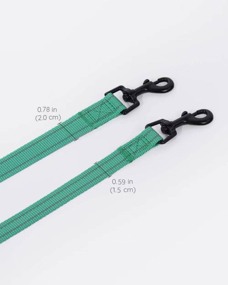 Simply Soft Reflective Dog Leash - Emerald - Image 4