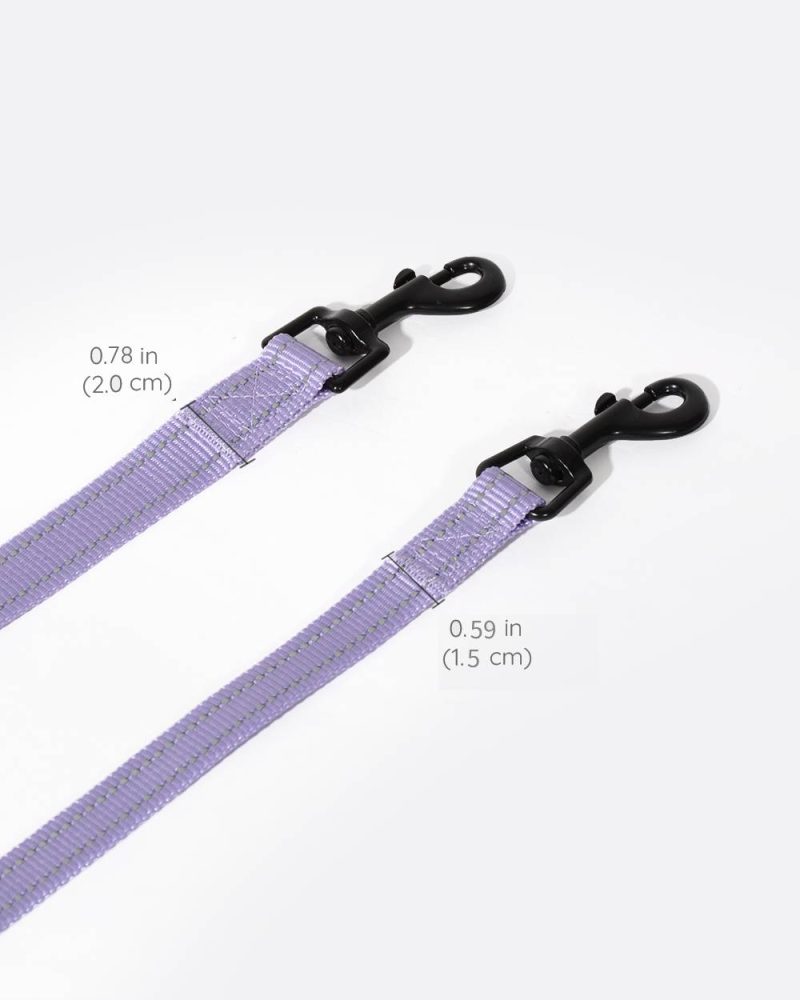 Simply Soft Reflective Dog Leash - Lavender - Image 4